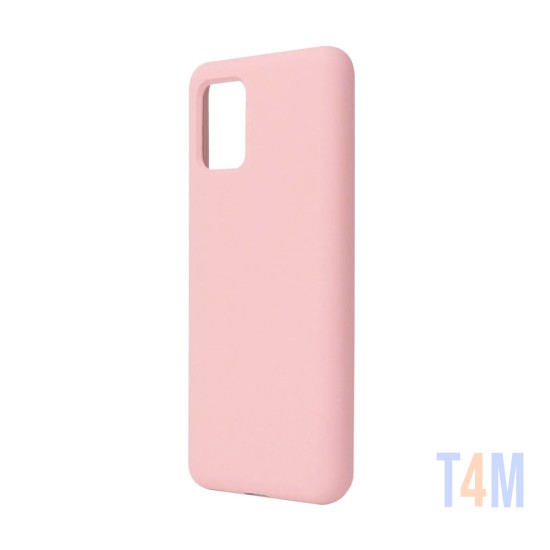 Funda de Silicona para Samsung Galaxy A91 Rosa